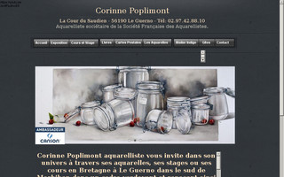 corinne-poplimont.com website preview