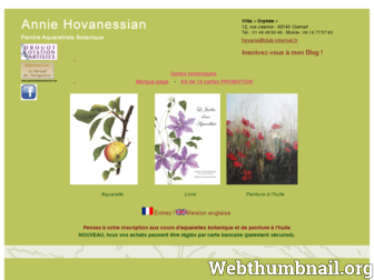 aquarelles-hovanessian.com website preview