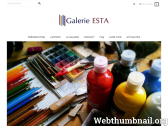 galerieesta.com website preview