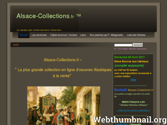 alsace-collections.fr website preview