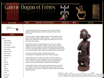 galerie-dogon-et-freres.com website preview
