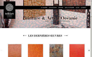 trib-art-galerie.com website preview