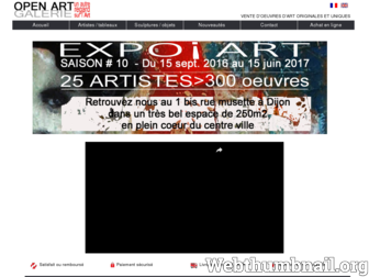 open-art-galerie.com website preview