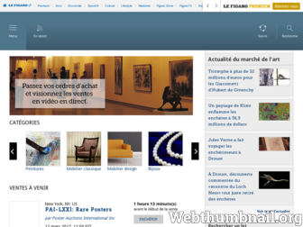 encheres.lefigaro.fr website preview