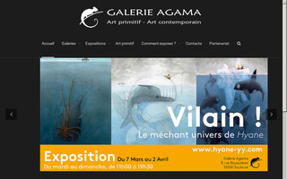 galerieagama.com website preview