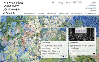 fondation-vincentvangogh-arles.org website preview