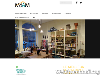 maisondelafriquemontreal.com website preview