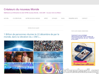 createursdunouveaumonde.com website preview