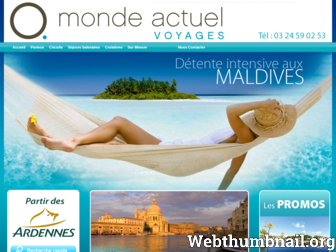 mondeactuel.fr website preview