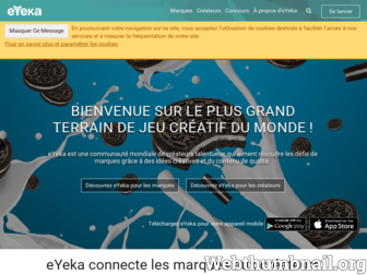 fr.eyeka.com website preview