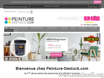 peinture-destock.com website preview