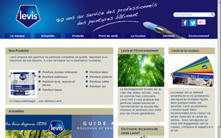 levispeintures.com website preview