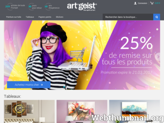 artgeist.fr website preview