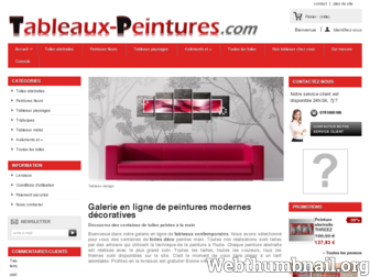 tableaux-peintures.com website preview