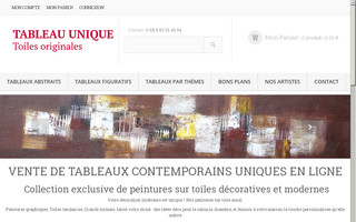 tableau-unique.com website preview