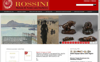 rossini.fr website preview