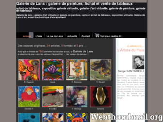 galerie-de-lans.com website preview