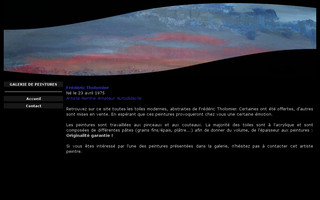 peinturescontemporaines.com website preview