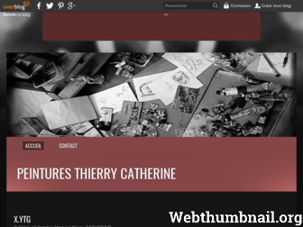 peinturecatherine.over-blog.com website preview