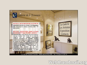 galerie-ecusson.com website preview