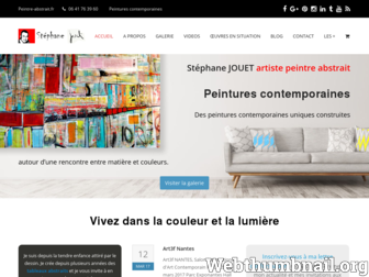 peintre-abstrait.fr website preview