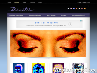 dimitriparis.com website preview