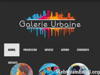galerieurbaine.com website preview