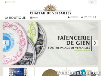 boutique-chateauversailles.fr website preview