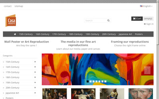 casaprints.com website preview