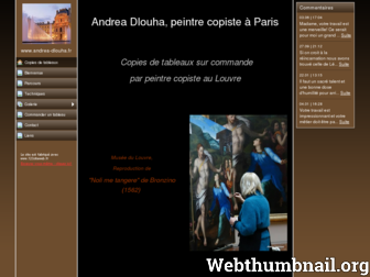 andrea-dlouha.fr website preview
