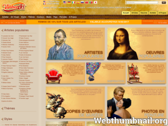fr.wahooart.com website preview