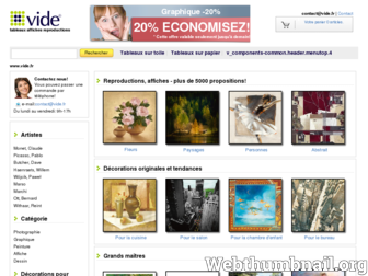 vide.fr website preview