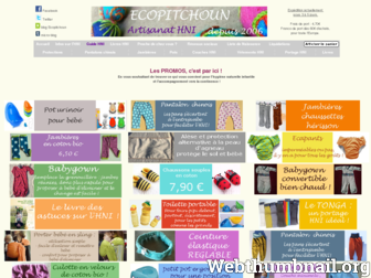 ecopitchoun.com website preview
