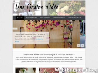 une-graine-idee.fr website preview