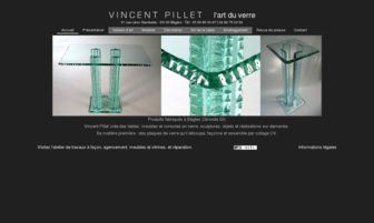 vincent-pillet.com website preview