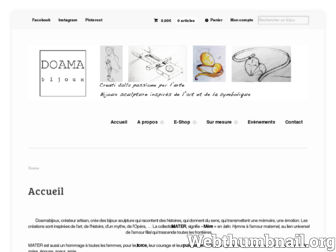 doamabijoux.com website preview