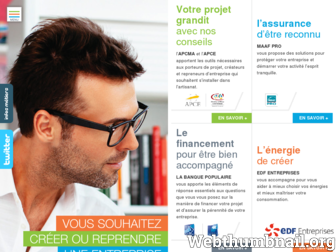 devenir-artisan.fr website preview