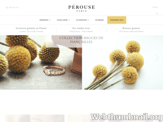 perouse.paris website preview