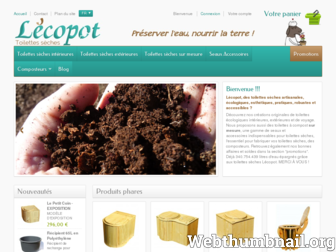 lecopot.com website preview
