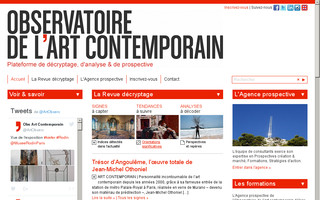 observatoire-art-contemporain.com website preview