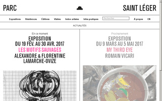 parcsaintleger.fr website preview