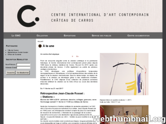 ciac-carros.fr website preview