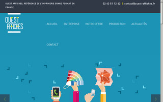 ouest-affiches.fr website preview