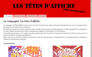 lestetesdaffiche.com website preview