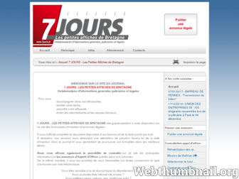 7jours.fr website preview