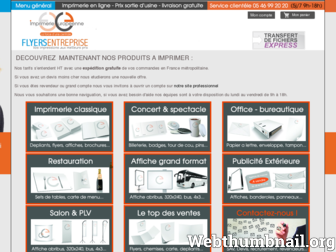 flyers.entreprise-com.fr website preview