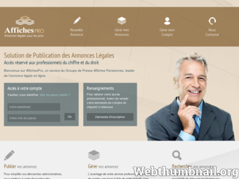 affichespro.com website preview