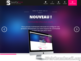 sendtoprint.fr website preview