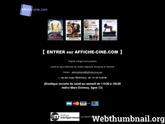 affiche-cine.com website preview