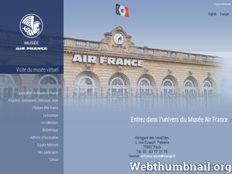 museeairfrance.org website preview